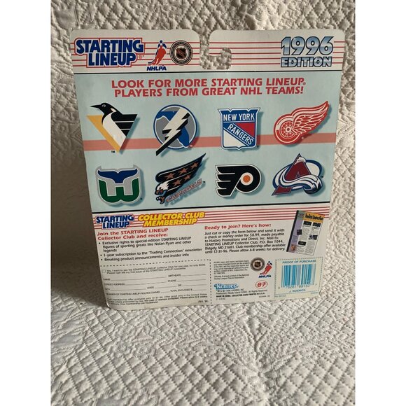 Starting Lineup 1996 NHL Hockey Jeremy Roenick Chicago Blackhawks Action Figure - Picture 5 of 9